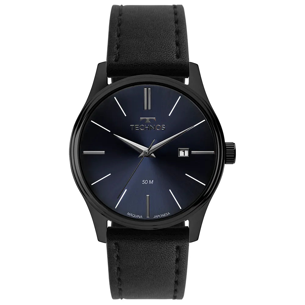 Relógio Technos Masculino Steel Preto