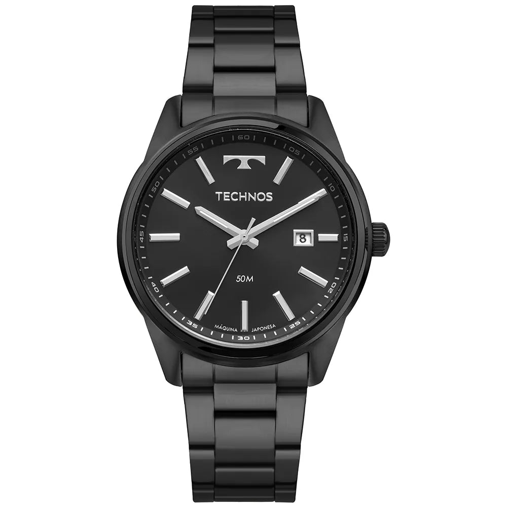 Relógio Tec Masculino Steel Preto