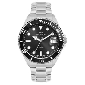 Relógio Tec Masculino Acqua Prata