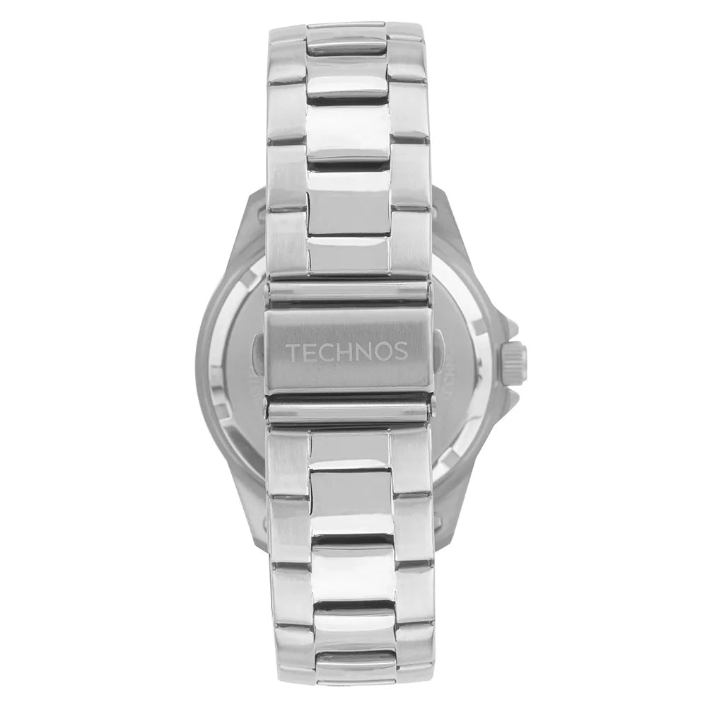 Relógio Tec Masculino Acqua Prata