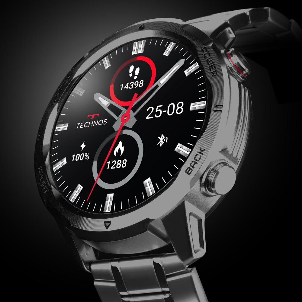 Smartwatch Tec Connect Sports Call Preto