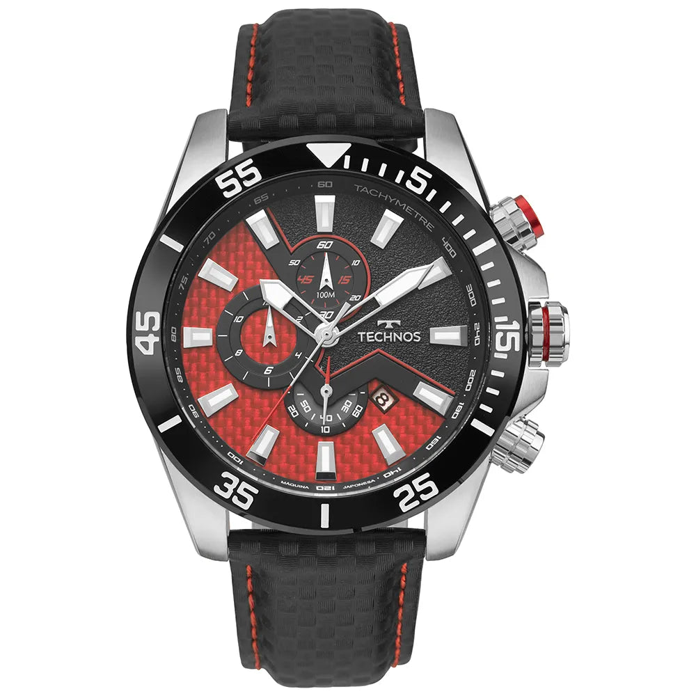 Relógio Tec Masculino Ts Carbon Prata