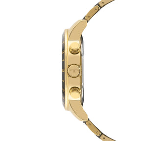 Relógio Tec Masculino Ceramic Saphire Dourado