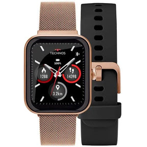 Smartwatch Tec Connect MAX Preto e Rosé