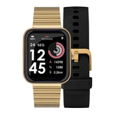 Smartwatch Tec Connect MAX Dourado e Preto