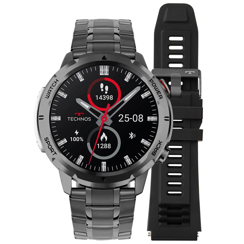 Smartwatch Tec Connect Sports Call Preto