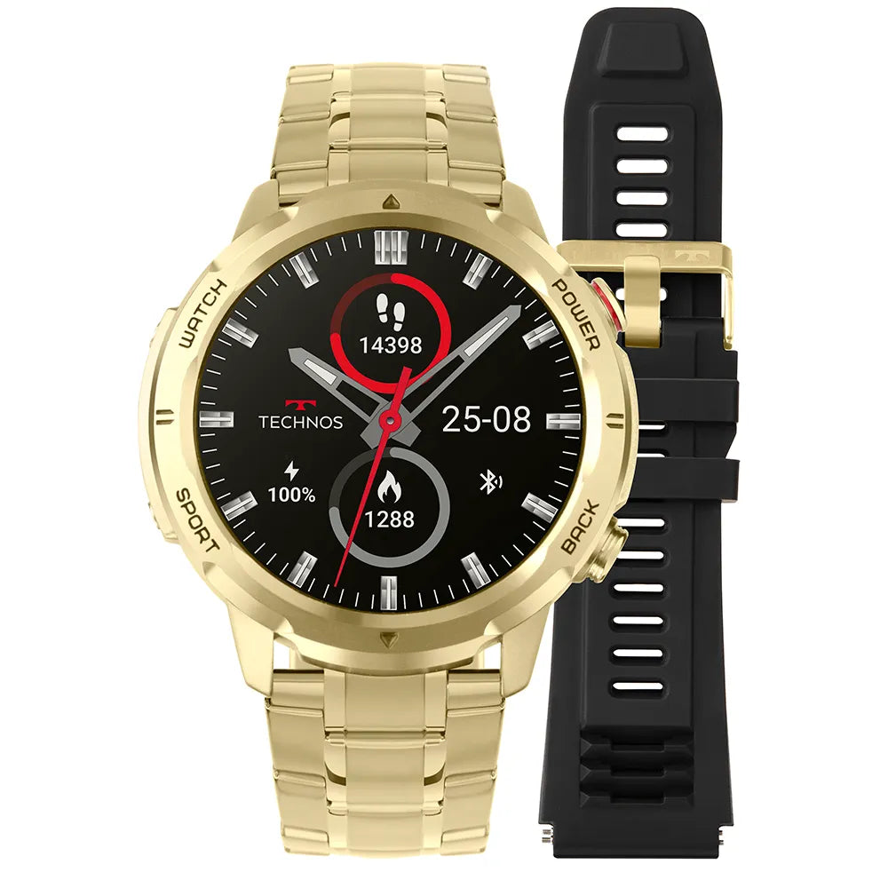 Smartwatch Tech Connect Sports Call Dourado