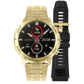 Smartwatch Tech Connect Sports Call Dourado