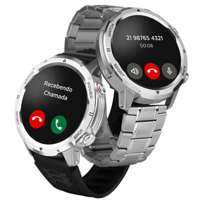 Smartwatch Tec Connect Sports Call Prata